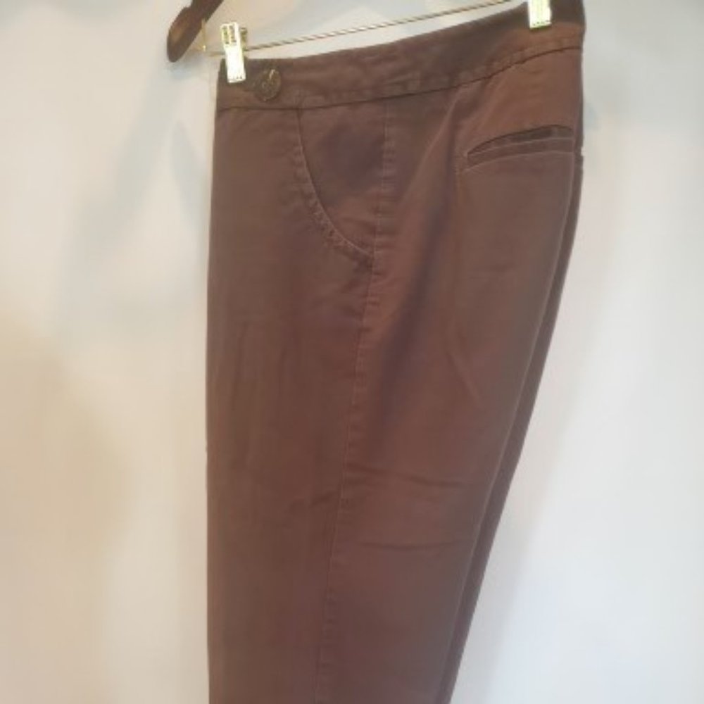 Merona Brown Capri Pants Size 14